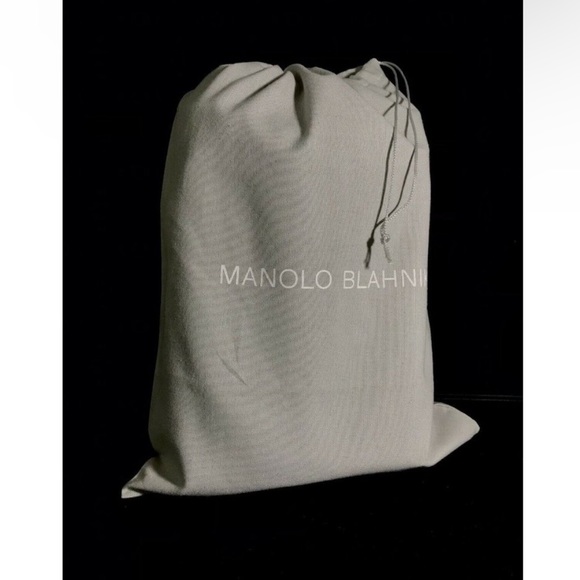 Manolo Blahnik Storage Drawstring Dust Bag 13.5 " x 10" - Picture 2 of 3